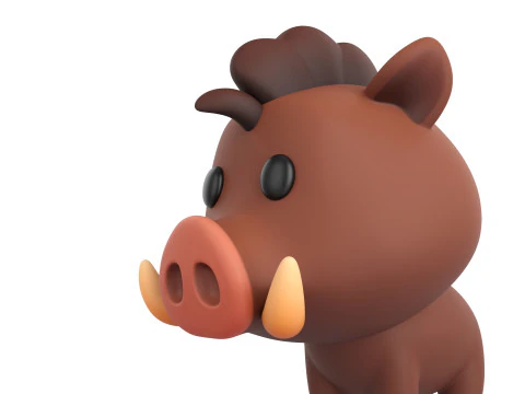 Character196 Boar 3D Model