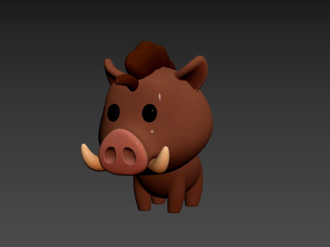 Character196 Boar 3D 모델
