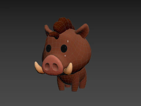 Character196 Boar 3D Model