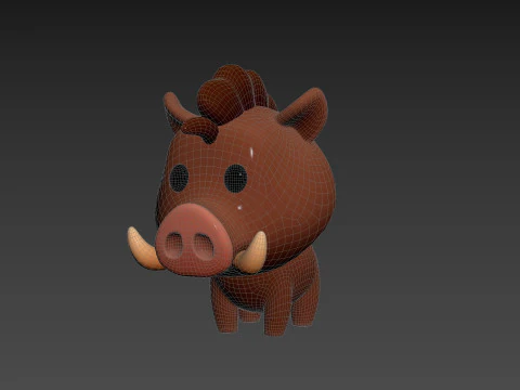 Character196 Boar 3D Model