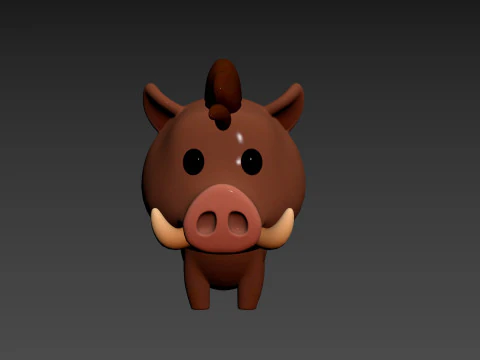 Character196 Boar 3D Model