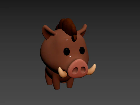 Character196 Boar 3D Model
