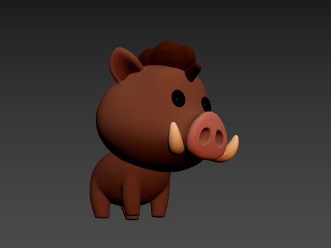 Character196 Boar 3D 모델