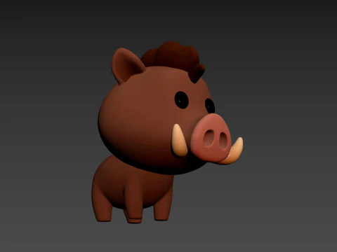 Character196 Boar 3D Model