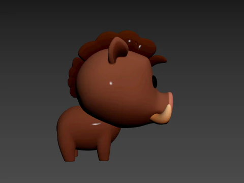 Character196 Boar 3D Model