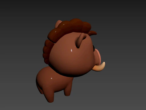Character196 Boar 3D Model