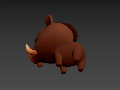 Character196 Boar 3D Model