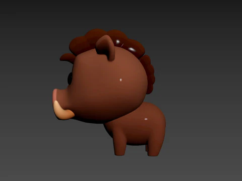 Character196 Boar 3D Model