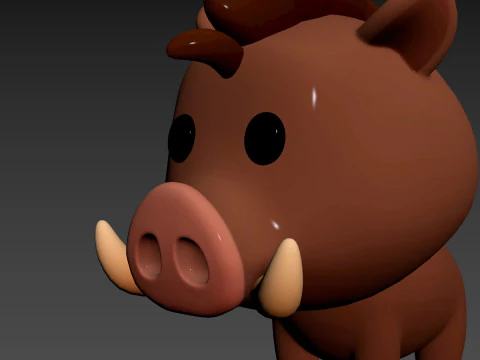 Character196 Boar 3D Model