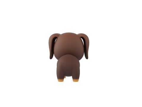 Character197 Dachshund Dog 3D मॉडल