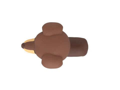 Character197 Dachshund Dog 3D Model