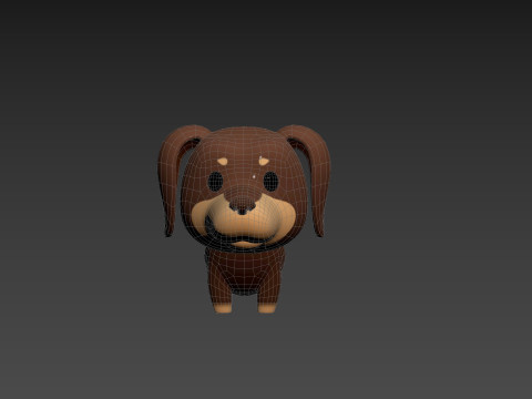 Character197 Dachshund Dog 3D मॉडल