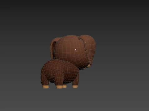 Character197 Dachshund Dog 3D Model