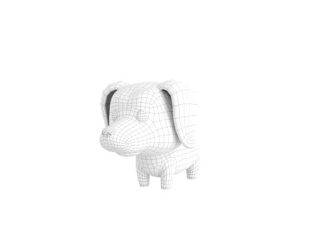 Character197 Dachshund Dog 3D Model