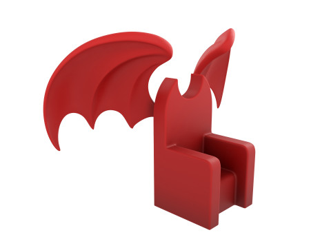 Furniture001 Bat Throne 3Dモデル