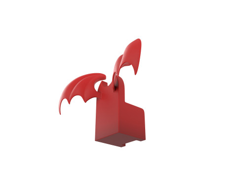Furniture001 Bat Throne 3Dモデル
