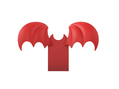 Furniture001 Bat Throne 3D Model