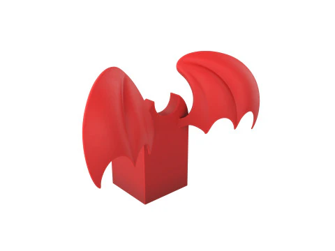 Furniture001 Bat Throne 3D Model