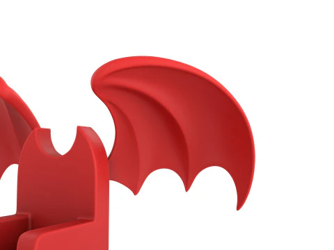 Furniture001 Bat Throne 3D Model