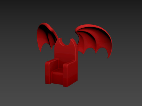 Furniture001 Bat Throne 3Dモデル