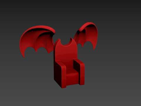 Furniture001 Bat Throne 3Dモデル