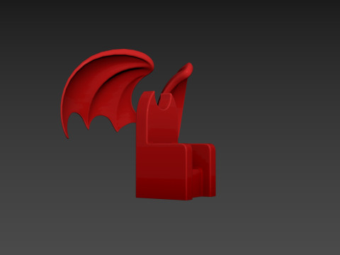 Furniture001 Bat Throne 3Dモデル