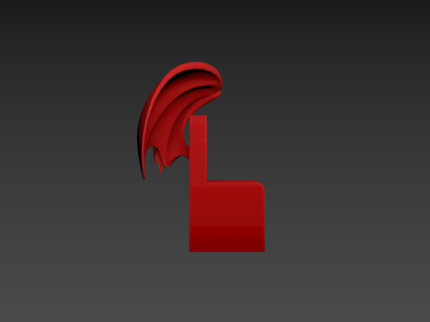 Furniture001 Bat Throne 3Dモデル