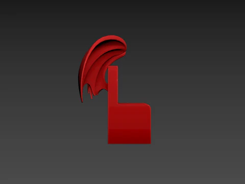 Furniture001 Bat Throne 3D Model
