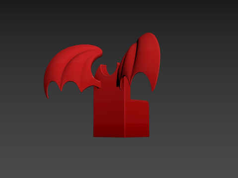Furniture001 Bat Throne 3Dモデル