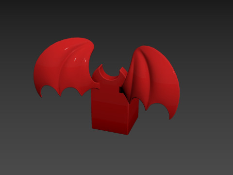 Furniture001 Bat Throne 3Dモデル