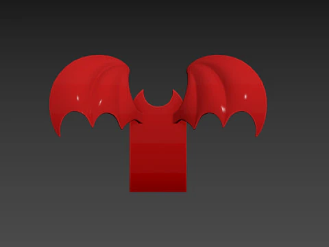 Furniture001 Bat Throne 3D Model