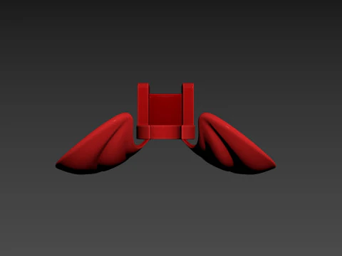 Furniture001 Bat Throne 3D Model