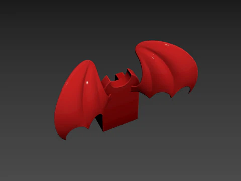 Furniture001 Bat Throne 3D Model