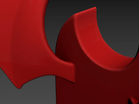 Furniture001 Bat Throne 3D Model
