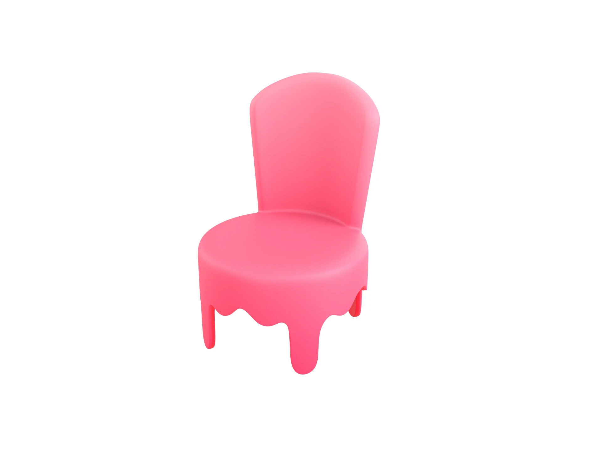 Furniture002 Chair 3D Model .c4d .max .obj .3ds .fbx .stl .blend 