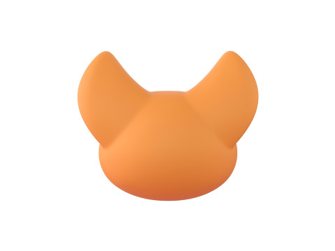 Prop179 Corgi Dog Head 3D Model