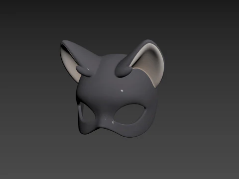 Prop180 Cat Mask 3D Model