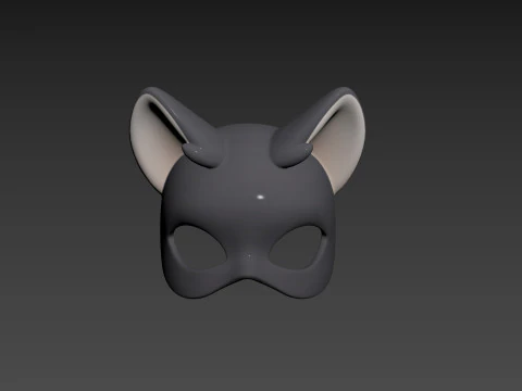 Prop180 Cat Mask 3D Model