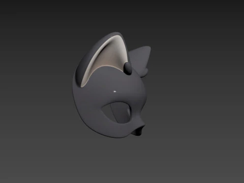 Prop180 Cat Mask 3D Model
