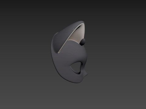 Prop180 Cat Mask 3D 모델