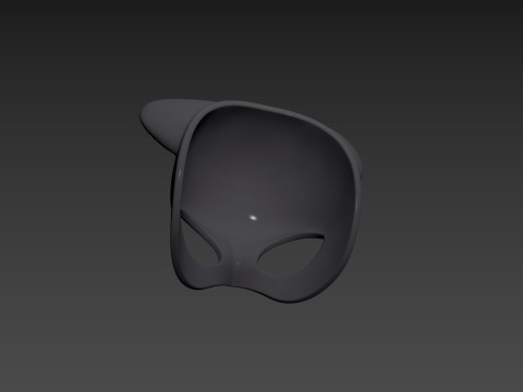 Prop180 Cat Mask 3D 모델