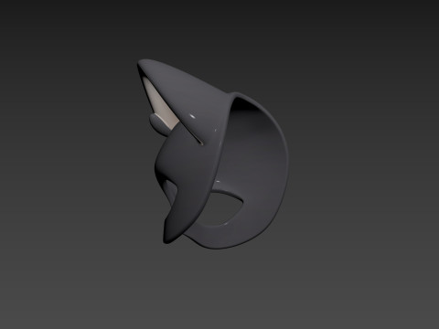 Prop180 Cat Mask 3D 모델