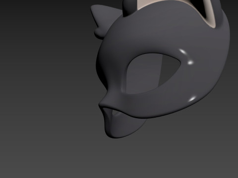 Prop180 Cat Mask 3D 모델