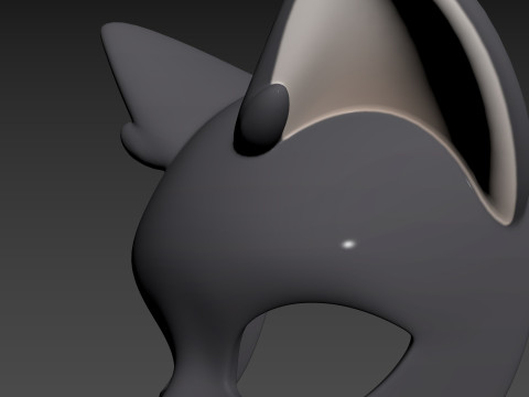 Prop180 Cat Mask 3D 모델
