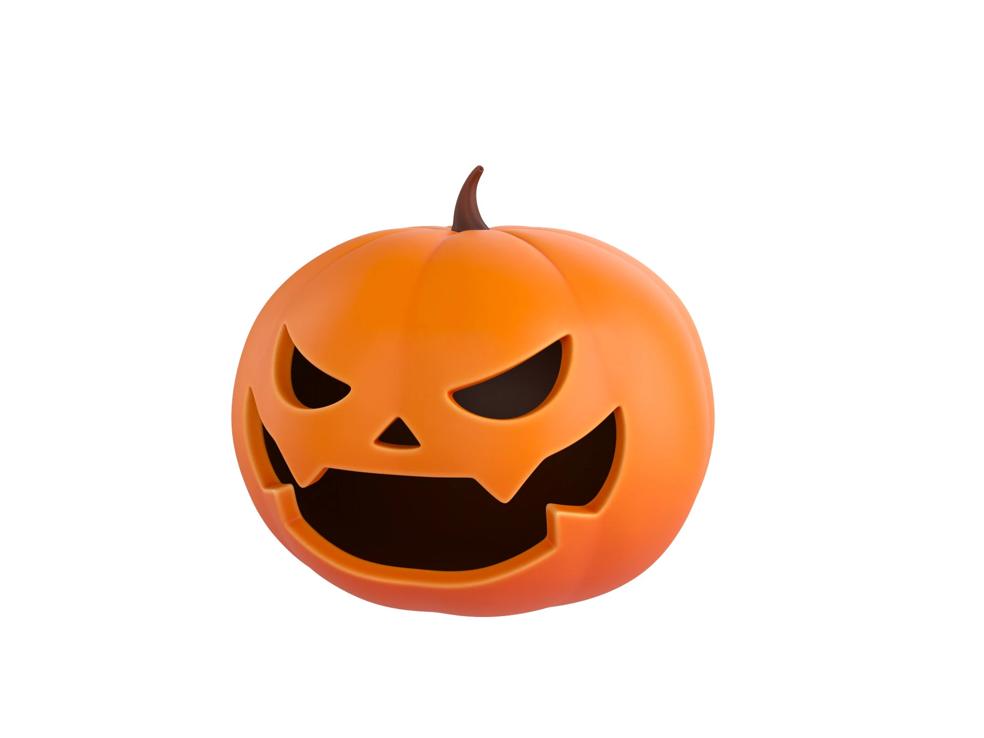 Prop183 Halloween Pumpkin 3D Model .c4d .max .obj .3ds .fbx .stl .blend 