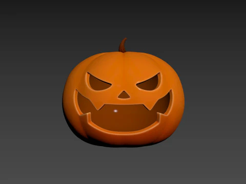 Prop183 Halloween Pumpkin 3D Model