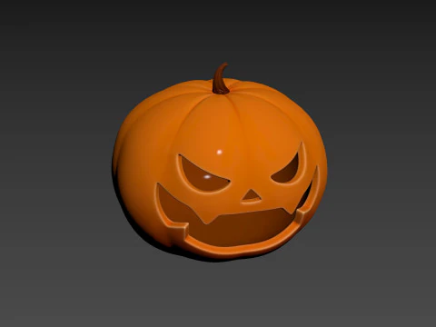 Prop183 Halloween Pumpkin 3D Model