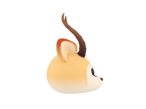 Prop185 Antelope Head Modelo 3D