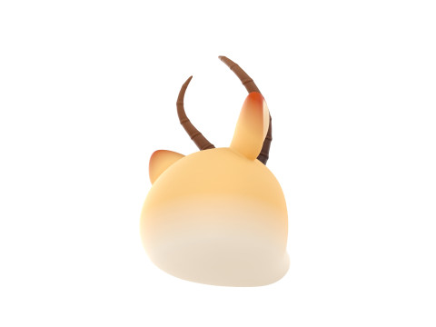 Prop185 Antelope Head Modelo 3D