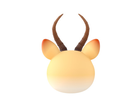 Prop185 Antelope Head Modelo 3D